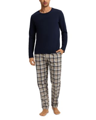 Cozy Comfort Check Print Pajama Pants