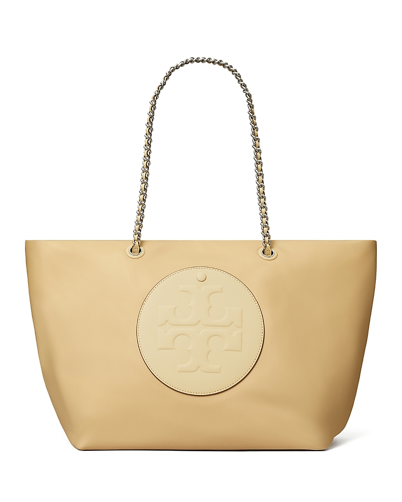 Tory Burch Ella Chain Zip Tote Bag In Brown