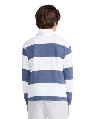  Boys' Long Sleeve Rugby Polo - Little Kid, Big Kid