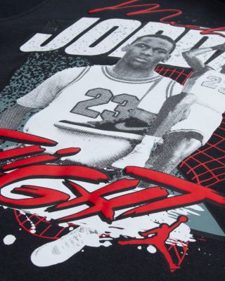 Boys' JDB MJ Double Flight Graphic Fleece Pullover Hoodie - Big Kid