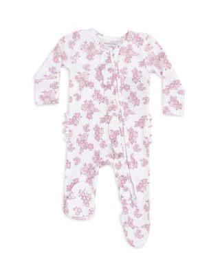 Girls' Countryside Coreopsis 2 Way Ruffled Zipper Footie - Baby