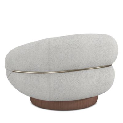 Smoosh Fabric Swivel Chair