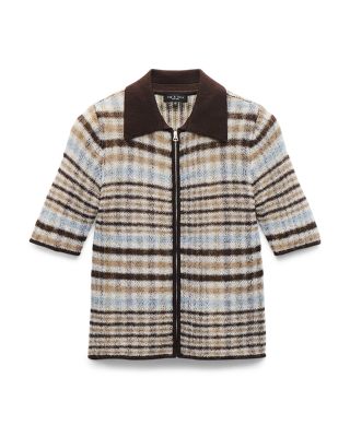 Leva Short Sleeve Zip Polo Sweater