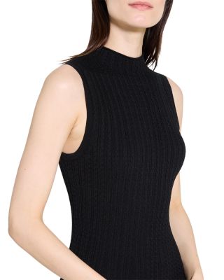 Cable Rib Midi Dress