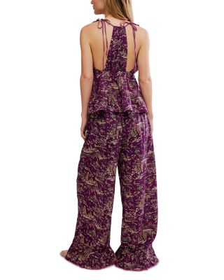 Tangled Lights Printed Pajama Set