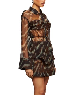 Clea Sheer Silk Blouse