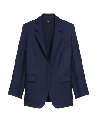 Oversized Silk Blazer