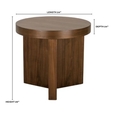 Greenwich Round End Table