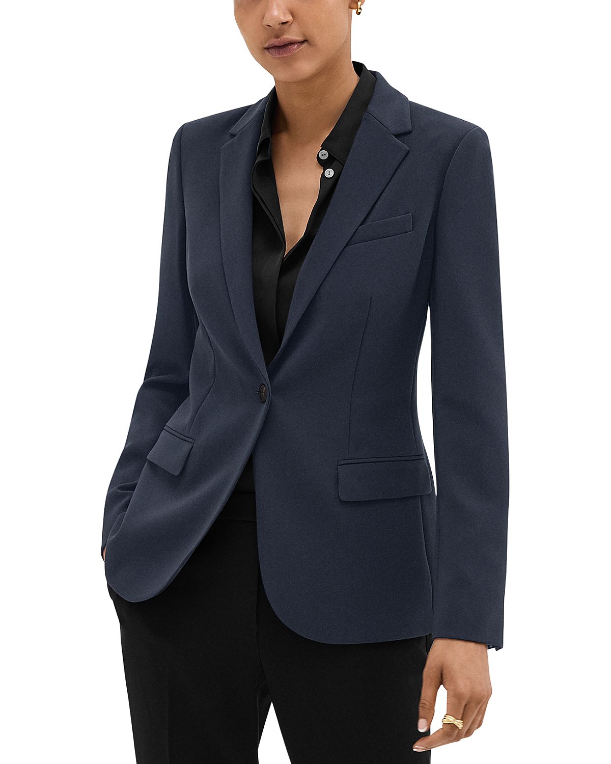 Theory Admiral Crepe Staple Blazer