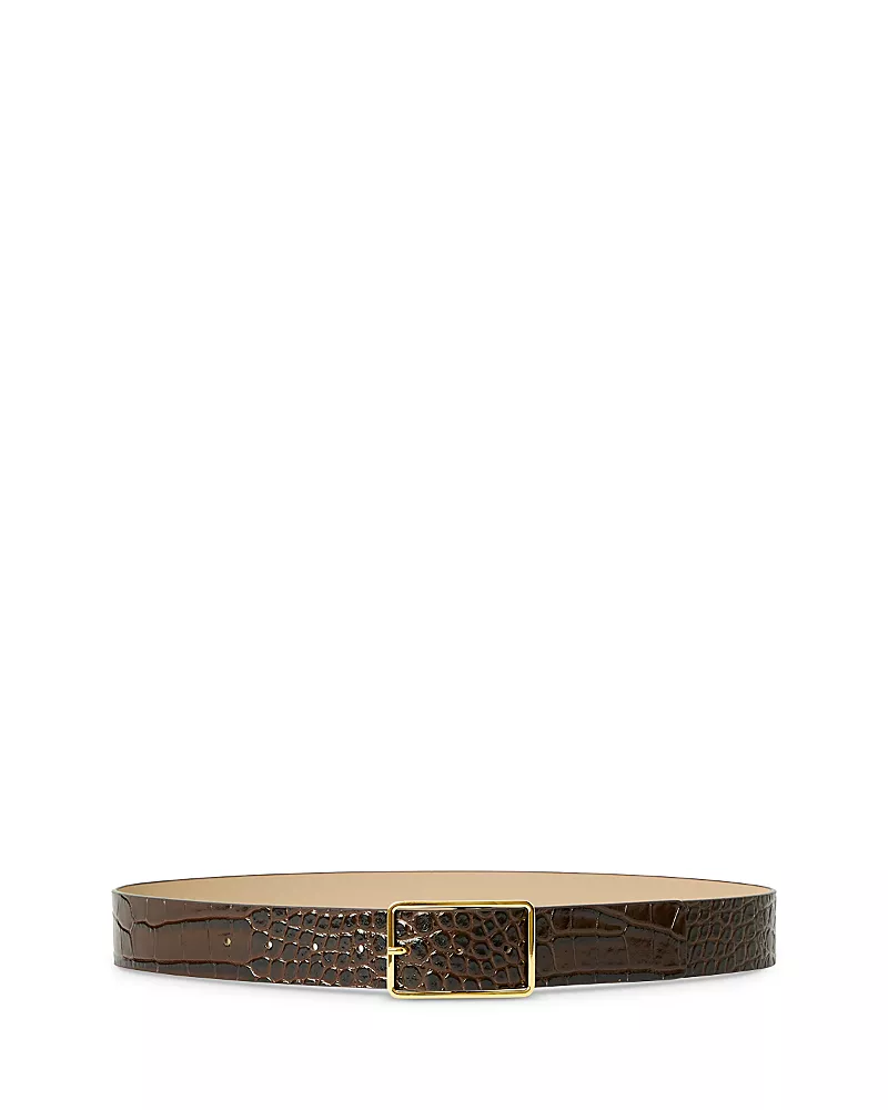 B-low the Belt Women's Milla Croc Embossed Belt