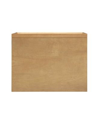 Miles Rubberwood 2-Drawer Nightstand