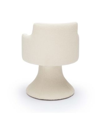 Jeffree Performance Boucle Swivel Dining Chair