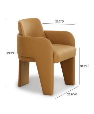 Leo Performance Faux Leather Dining Chair