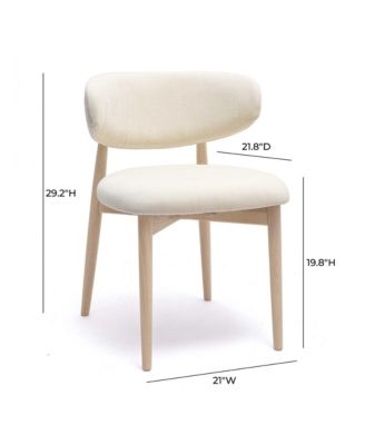 Zinea Performance Textured Velvet Dining Chair