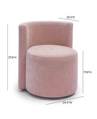 Alyssa Chenille Rolling Desk Chair