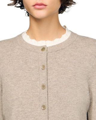 Eleome Contrast Trim Cardigan