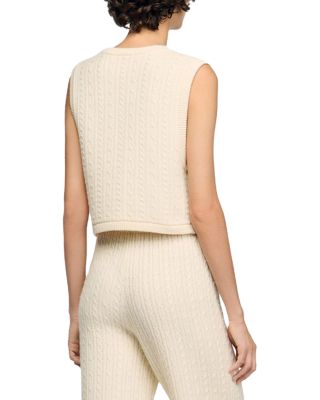 Valdo Cable Knit Vest