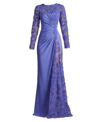  Sagamore Ribbon Flower Embellished Gown