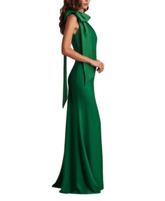 Sims Shoulder Bow Halter Gown