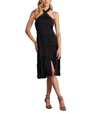  Darla Fringe Halter Dress