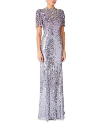 Jourdain Sequin-Embellished Gown