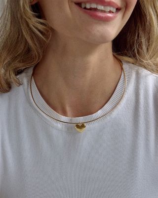 Jelane Heart Pendant Necklace, 16"-19"