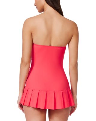 Sweetheart Neck Swim Dress