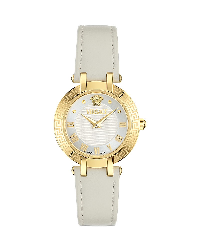 Versace Greca-bezel 34mm In Gold