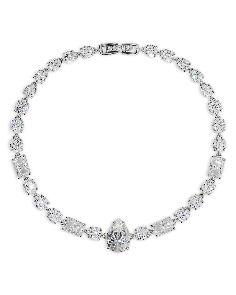 Nadri Everleigh Cubic Zirconia Line Bracelet In Silver