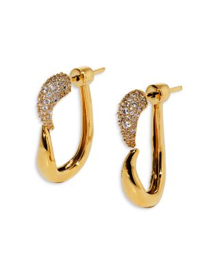 Pisa Front To Back Earrings, 1.3"L