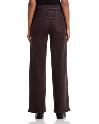 Le Slim Palazzo High Rise Jeans in Truffle Coated