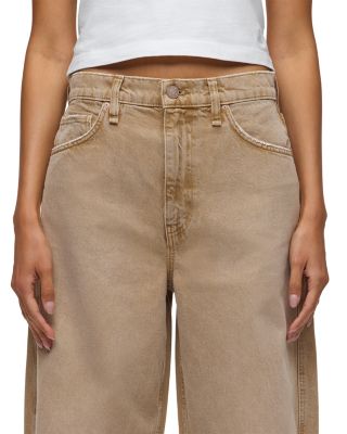 Bailey Relaxed Barrel Jeans in Burnt Khaki
