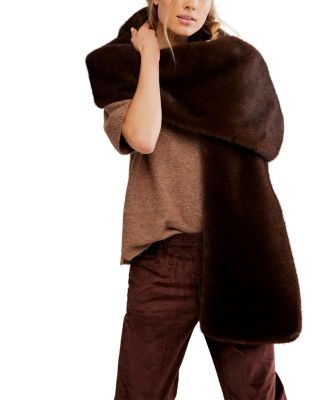 Snow Angel Faux Fur Stole