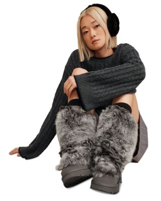 Cable Knit Whipstitched Sweater