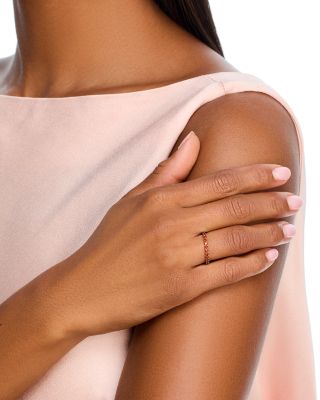 Garnet Stacking Eternity Band in 14K Yellow Gold