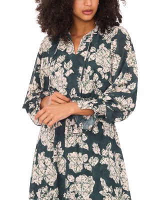 Long Sleeve Smocked Maxi Dress