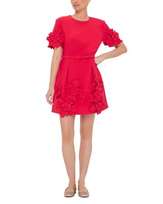 Aurelie Appliqu&amp;eacute; Mini Dress