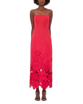 Rayna Strapless Appliqu&amp;eacute; Dress