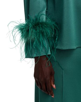 Luna Satin Back Crepe Blouse