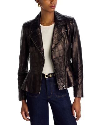 Lyric Peplum Biker Jacket