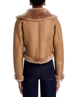 Pike Cropped Shearling Jacket