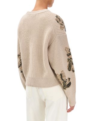 Julie Sequin Wool Sweater 