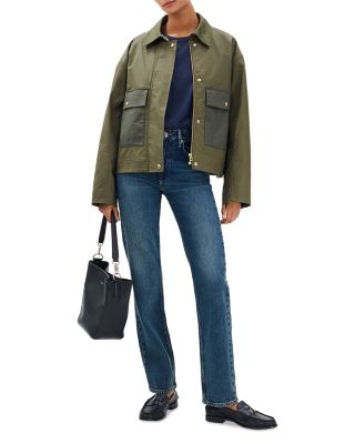 Harlow Mid Rise Straight Leg Jeans in Ness