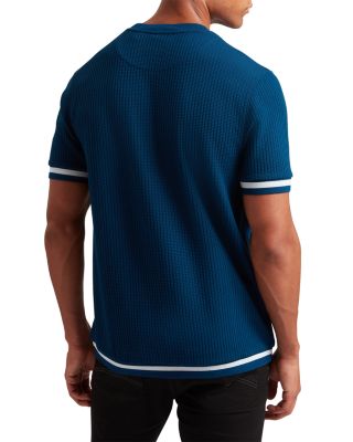 Ivanan Short Sleeve Rib Textured Tee