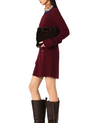 Knit Dress with Removable Sweater