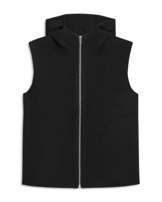 Hooded Wool &amp; Cashmere Vest