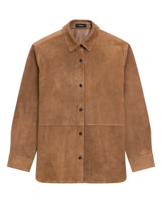 Suede Shirt Jacket