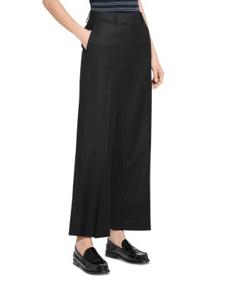 Classic Wool Wide Leg Pants