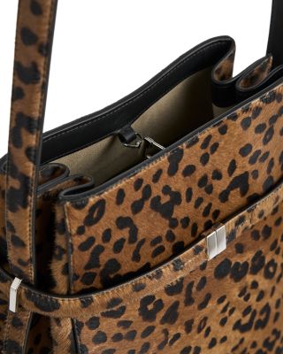 Belted Calf Hair Bucket Bag 