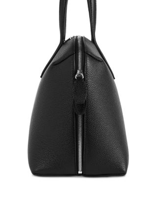 Large Grained-Leather Day Tote in Black 